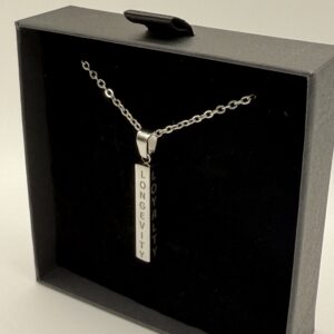 Stainless Steel Bar Necklace (4 sided)