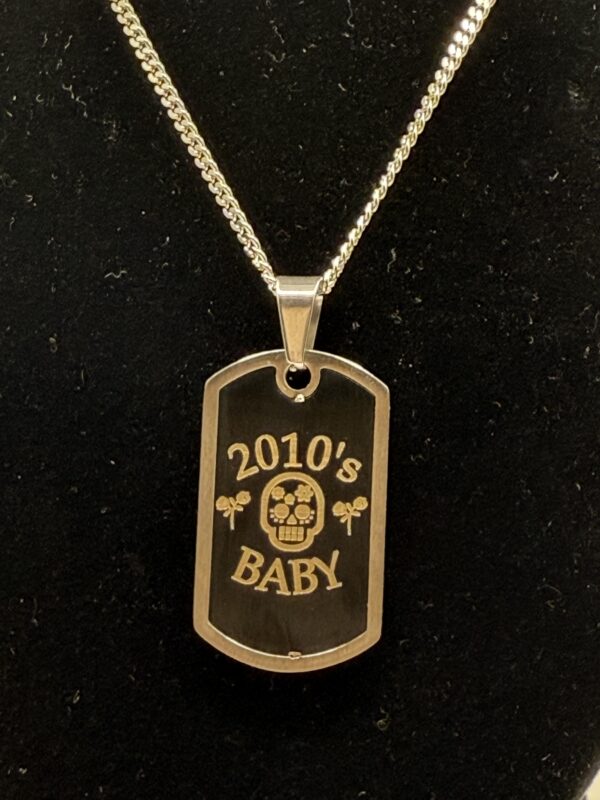 Stainless Steel Gold Plated Pendant Necklace - Image 8
