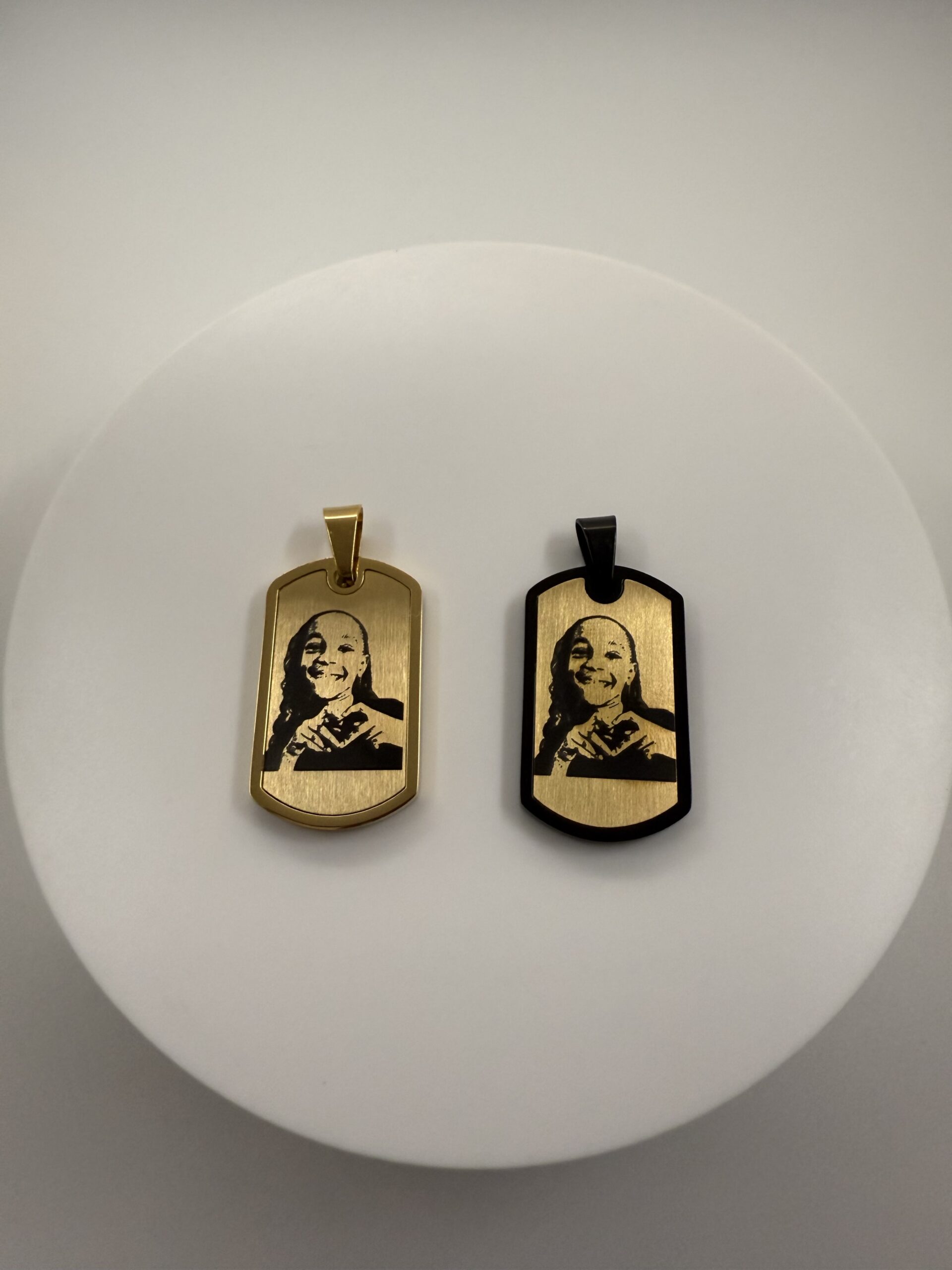 Stainless Steel Gold Plated Pendant Necklace - Image 11