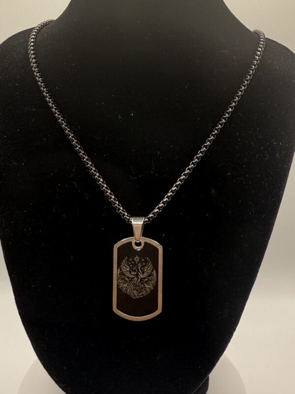 Stainless Steel Gold Plated Pendant Necklace - Image 9