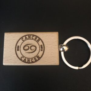 Personalized Wood Keychain